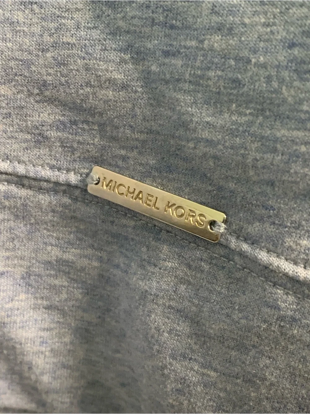 Michael Kors Lace-Up Hoodie Sweatshirt in Light Blue — Size XL
